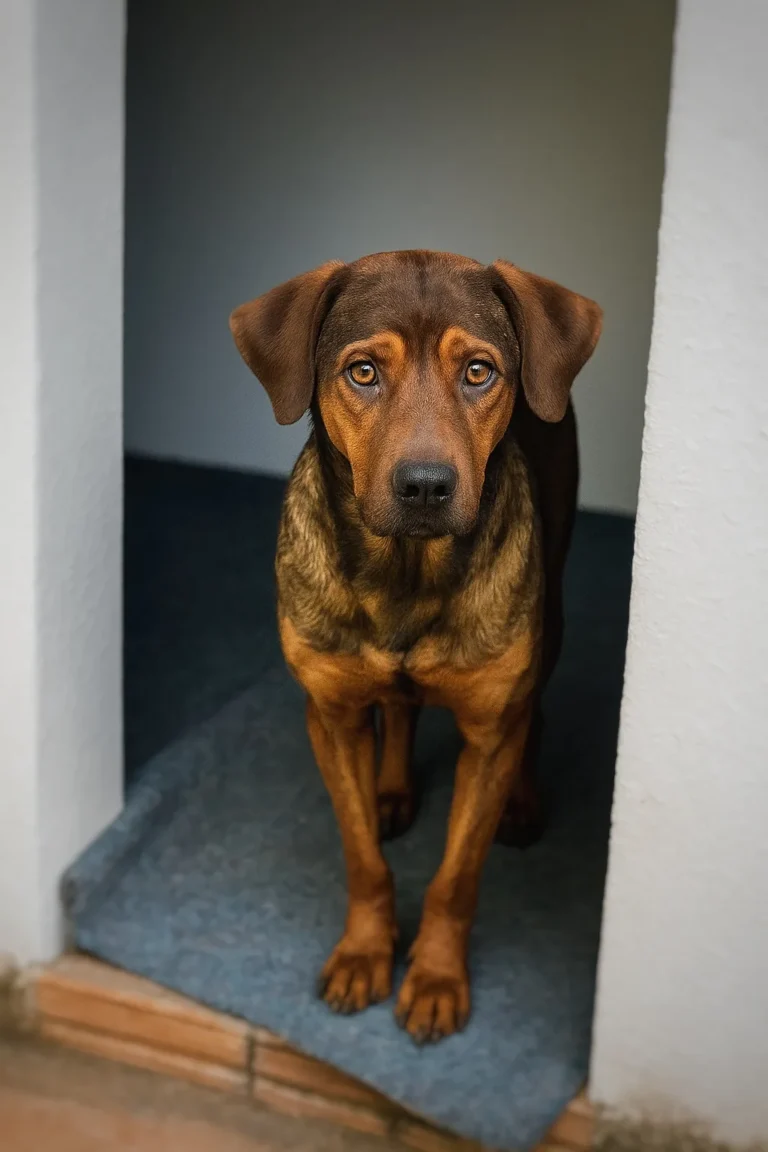 Foto de Oliver, cão para adoção no Projeto Anjos de Patas.